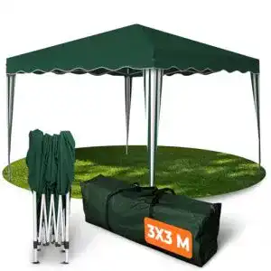 Pavillon Kronenburg Falt wasserdicht Dachmaß 3 x 3 m UV Schutz