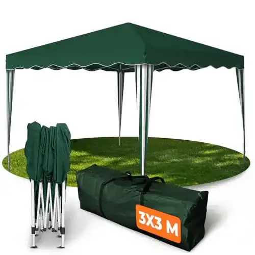 Pavillon Kronenburg Falt wasserdicht Dachmaß 3 x 3 m UV Schutz