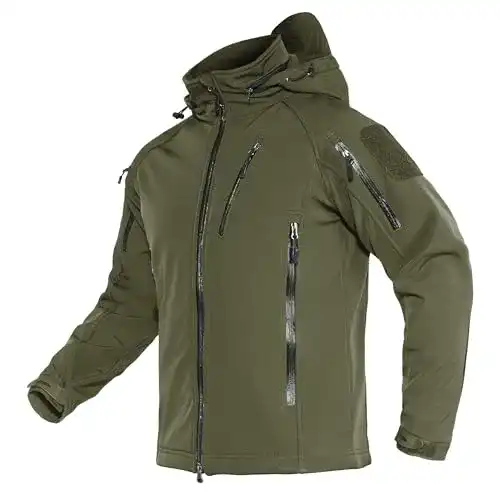 Jagdjacke Herren TACVASEN Herren Übergangsjacke Softshell Jacke