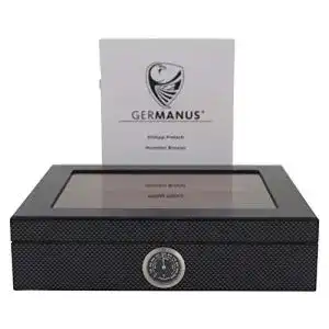 Humidor GERMANUS Mensalla für 30 Zigarren, Carbon