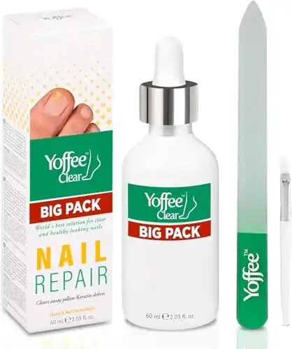 Nagelpilzlack YOFFEE Clear Nail Care XL Nagellack 60 ml