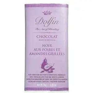 Dolfin-Schokolade Dolfin Zartbitterschokolade mit Birne