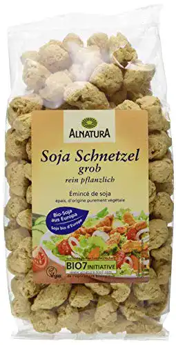 Soja-Schnetzel Alnatura Bio Sojaschnetzel, grob, (6 x 150 g)