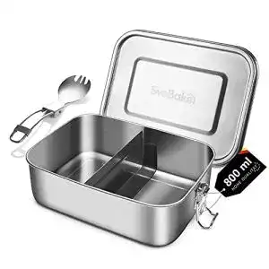 Brotdose Metall SveBake Lunchbox Edelstahl Auslaufsicher