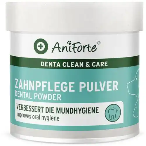 Die beste Zahnpflege Hund AniForte Denta Clean & Care Zahnpflege Pulver 2026 Test Bestseller Zahnpflege Hund AniForte Denta Clean & Care Zahnpflege Pulver