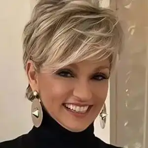 Blonde Perücke Creamily Perücke Kurz Blond Perücke Pixie
