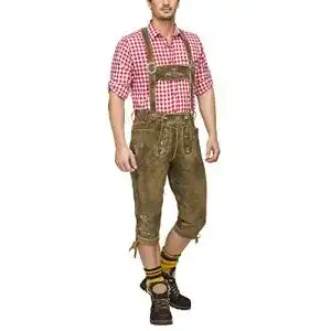 Lederhose Stockerpoint Herren Hose Justin3, Braun, 44
