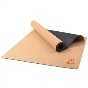 Yogamatte Kork High Pulse Yogamatte aus Kork und Kautschuk