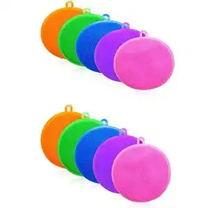 Silikonschwamm BOBOZHONG Küchen Silikon Schwamm, 5 PCS