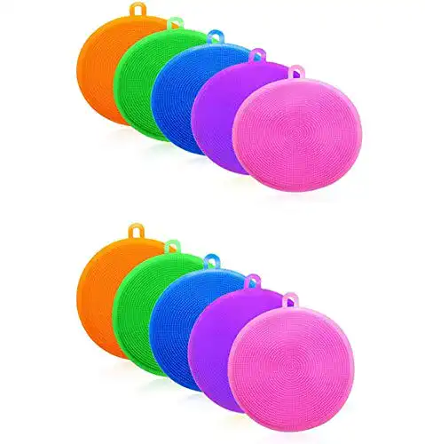 Silikonschwamm BOBOZHONG Küchen Silikon Schwamm, 5 PCS