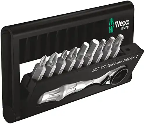 Die beste Wera-Bits Wera Bit-Sortiment Bit-Check 10 Zyklop Mini 1, 10-teilig 2026 Test Bestseller Wera-Bits Wera Bit-Sortiment Bit-Check 10 Zyklop Mini 1, 10-teilig