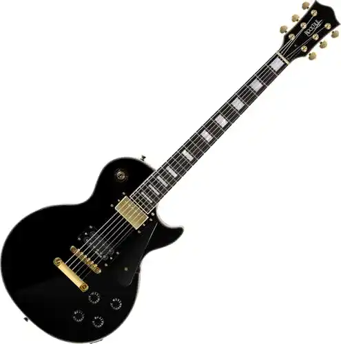 Rocktile-E-Gitarre ROCKTILE Pro L-200BK Deluxe E-Gitarre Black