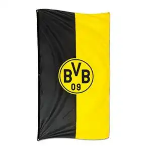 BVB-Fahne Borussia Dortmund BVB-Hissfahne im Hochformat