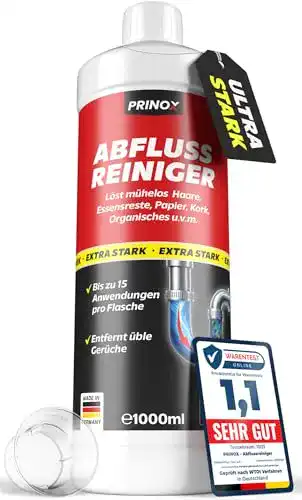 Rohrreiniger-Gel Prinox ® Abflussreiniger 1000ml EXTREM STARK
