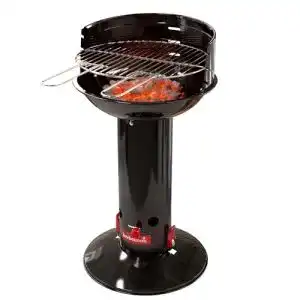 Grill Barbecook Holzkohle Säulen Stand- rund 75 cm, schwarz