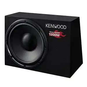 30-cm-Subwoofer Kenwood KSC-W1200B Subwoofer (300mm, 1200 Watt),Schwarz