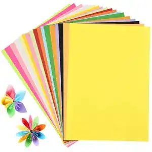 Buntes Papier Fodlon 200 Blatt Buntpapier Basteln, Farbig A4