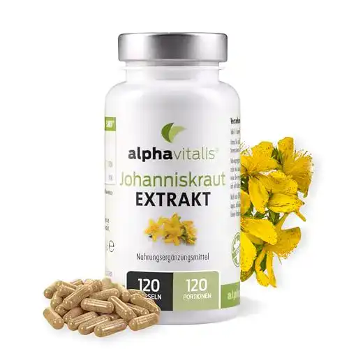 Johanniskraut alphavitalis Extrakt 4000 mit Hypericin, 90 Kapseln