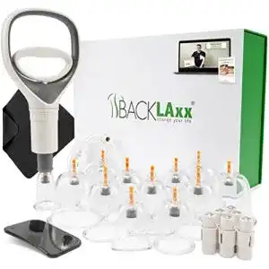 Schröpfset mit Pumpe BACKLAxx ® mit Vakuumpumpe