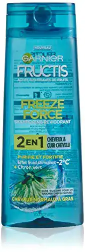 2-in-1-Shampoo Garnier Freeze Force 2 in 1 Zitronengrün, 250 ml