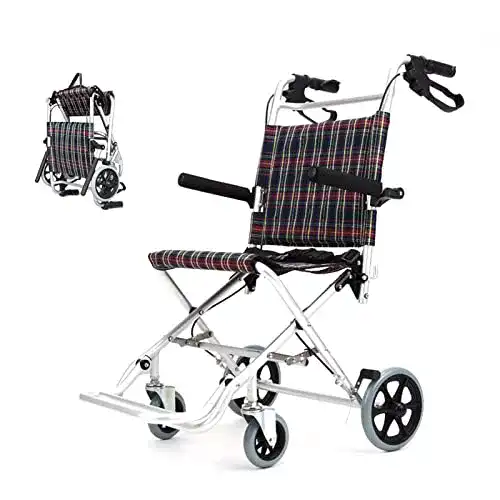 Rollator mit Fußstützen BCBKD Rollator Faltbar Und Leicht, Rollator
