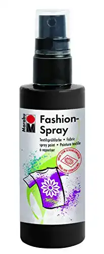 Textilfarbe Marabu 17190050073 – Fashion Spray schwarz 100 ml