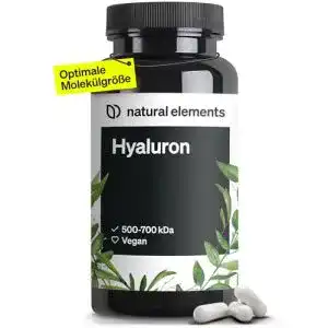 Hyaluronsäure-Kapseln natural elements, hochdosiert, 90 Kapseln