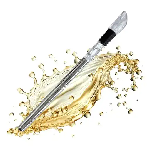 Weinkühlstab Wine Sceptre mit Belüfter aus Edelstahl