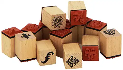 Motivstempel Rico Design 16-teiliges Stempelset