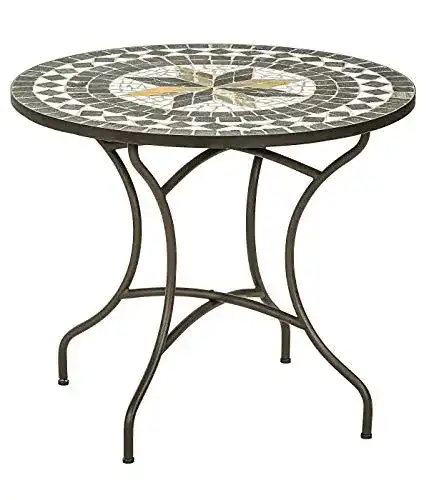 Mosaiktisch Dehner Gartentisch Diana, Ø 90 cm, Höhe 75 cm