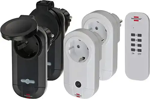 Funksteckdosen Brennenstuhl Funkschalt-Set RC CE1 2201, 4er Set