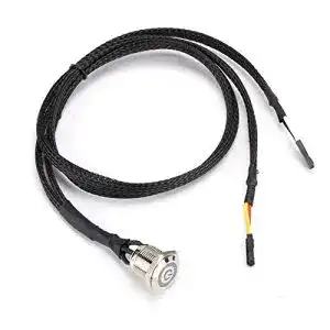 Power-Button ASHATA Computer Power Button-Kabel, PC Power