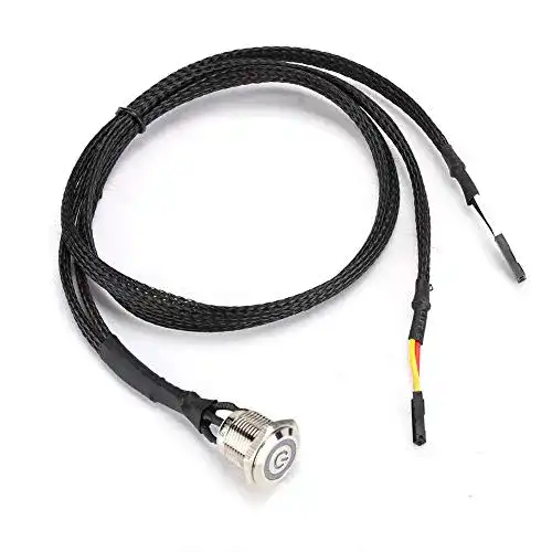 Power-Button ASHATA Computer Power Button-Kabel, PC Power