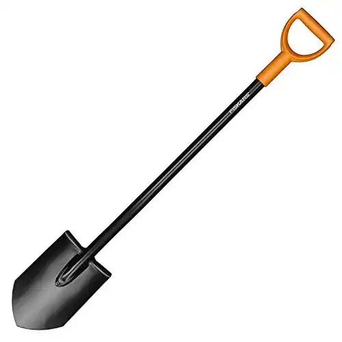 Spaten Fiskars Gärtner für harte, steinige Böden, Spitz, 117 cm