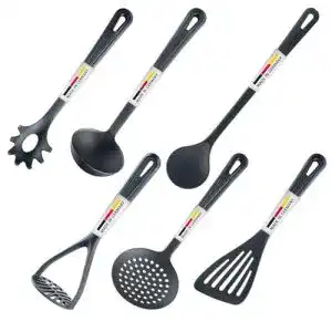 Küchenhelfer-Set Westmark, 6-tlg, Kunststoff, Gentle, Schwarz