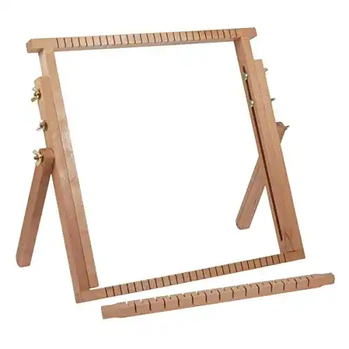 Webrahmen MILWARDS 2519020 Webstuhl, Holz, 40×40-61cm
