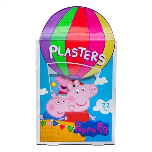 Kinderpflaster Jellyworks Peppa Pig Pflasters, 22 Streifen, 4 Größen