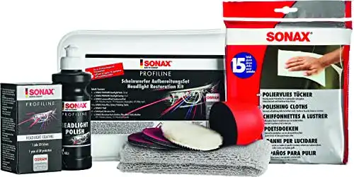 Scheinwerfer-Polierset SONAX PROFILINE ScheinwerferAufbereitungsSet (325 ml)