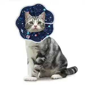 Halskrause Katze SLSON Halskrausen, verstellbarer Kragen