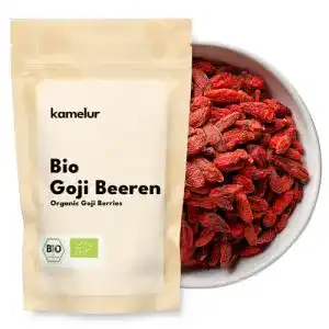 Goji-Beeren Kamelur 1kg getrocknete BIO Goji Beeren