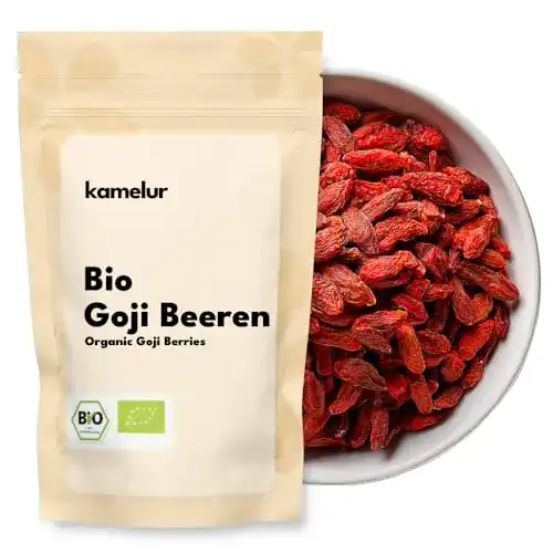 Goji-Beeren Kamelur 1kg getrocknete BIO Goji Beeren