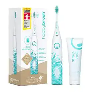 Schallzahnbürste happybrush ® Elektrisch, Schall VIBE 3 Weiß