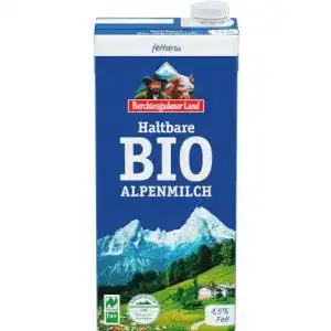 Milch Berchtesgadener Land BGL Haltbare Bio-Alpen – fettarm