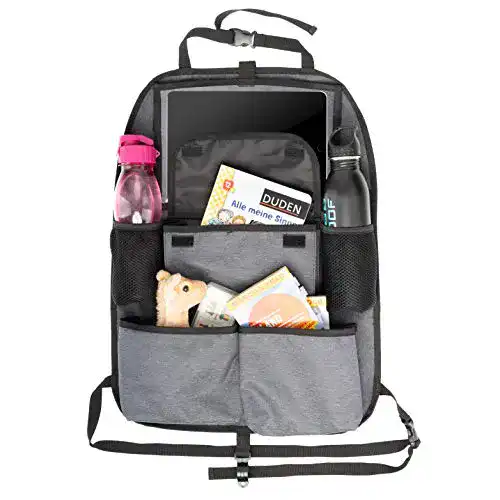 Rückenlehnenschutz TIMARO Rücksitz Organizer Auto | Universal Kickmatte