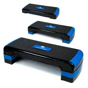 Steppbrett Xylo Sapphire Aerobic 3-Stufen höhenverstellbar Stepper Step-Bench Home-Stepper Steppbank