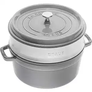 Staub-Bräter STAUB Gusseisen Bräter/Cocotte mit Dämpfeinsatz