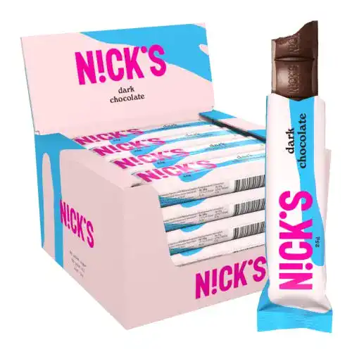 Vegane Schokolade NICK’S Join our Fight on Sugar, 24x25g