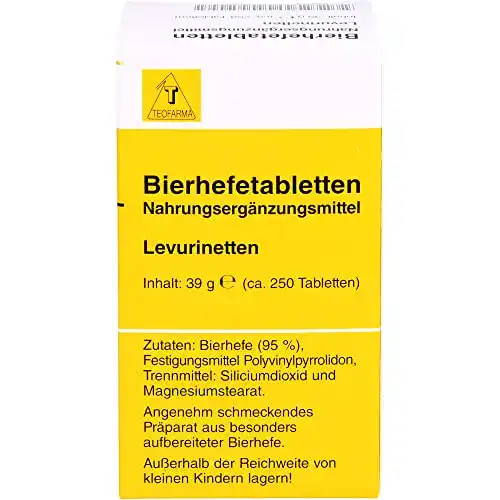 Bierhefe-Tabletten Teofarma s.r.l. BIERHEFE TABLETTEN, 250 St