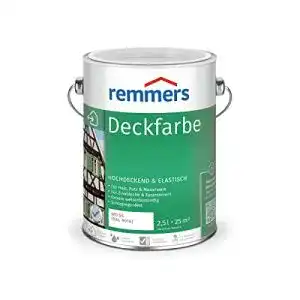 Wetterschutzfarbe Weiß Remmers Deckfarbe, weiß 2,5L