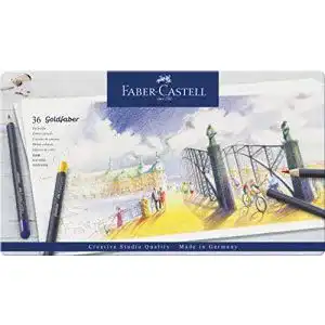 Zeichenstifte Faber-Castell 114736 mit permanenter Ölkreidemine